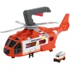 Image de Matchbox Action Drivers Matchbox-HÃ©licoptÃ¨re De Secours-40,5 Cm, Ambulance En MÃ©tal 1/64