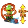 Image de Hot Wheels City Hot Wheels-T-Rex Bataille de Feu-Coffret dinosaure avec camion