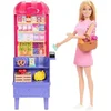 Image de Coffret de jeu Barbie - BARBIE - Malibu - MarchÃ© avec poupÃ©e et 11 accessoires - Pour enfants Ã  partir de 3 ans