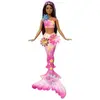 Image de Barbie Barbie-SirÃ¨ne Fleur Magique-PoupÃ©e aux longs cheveux bruns