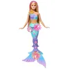 Image de Barbie Barbie-SirÃ¨ne Fleur Magique-PoupÃ©e aux longs cheveux blonds