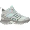 Image de Merrell - Chaussures de randonnée journée en GORE-TEX - Speed Strike 2 Mid Gtx Belize W en Cuir - Taille 37,5 - Gris
