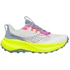 Image de Saucony - Chaussures de trail - Xodus Ultra 4 White/Citron pour Femme - Taille 38,5 - Blanc