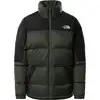Image de The North Face - Doudoune en duvet - W Diablo Down Jacket - Eu Thyme/Tnf Black pour Femme - Taille XS - Vert