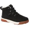 Image de The North Face - Chaussures montantes fourrées - W Sierra Mid Lace WP Tnf Black/Gardenia White pour Femme en Cuir - Taille 37 - Noir