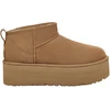 Image de Ugg - Bottines à plateforme - W Classic Ultra Mini Platform Chestnut en Laine - Taille 37 - Marron