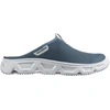 Image de Salomon - Chaussures de récupération - Reelax Slide 6.0 Blue Ashes/White/Pearl Blue - Taille 45 1/3 - Gris