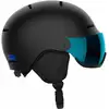 Image de Salomon - Casque de ski/snowboard - Orka Visor Black - Taille Enfant M - Noir