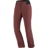 Image de Salomon - Pantalon de ski stretch imperméable - Reason Pant W Rum Raisin pour Femme - Taille L - Bordeaux