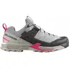 Image de Salomon - Chaussures de randonnée journée en GORE-TEX - X Ultra Alpine GTX W Aloe / Nine Iron / Red pour Femme - Taille 40 - Gris
