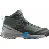 Image de Salomon - Chaussures de randonnée en GORE-TEX - X Ultra Alpine Mid GTX M Urban Chic / Black / Transcend Blue pour Homme - Taille 44 - Gris