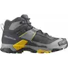 Image de Salomon - Chaussures de randonnée en GORE-TEX - X Ultra 5 Mid GTX M Asphalt / Monument / Spicy Mustard pour Homme - Taille 44 2/3 - Gris