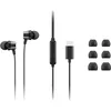 Image de Lenovo 4XD1J77351 casque Avec fil Ecouteurs Bureau/Centre d'appels USB Type-C Noir