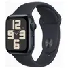 Image de Apple Watch SE (GPS) - 2e gÃ©nÃ©ration - 40 mm - aluminium minuit - Montre connectÃ©e avec bracelet sport - fluoroÃ©lastomÃ¨re - minuit - taille du bracelet : S/M - 32 Go - Wi-Fi, Bluetooth - 26.4 g