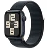 Image de Apple Watch SE (GPS) - 2e gÃ©nÃ©ration - 40 mm - aluminium minuit - Montre connectÃ©e avec bracelet sport - textile - minuit - taille du poignet : 145-220 mm - 32 Go - Wi-Fi, Bluetooth - 26.4 g