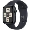 Image de Apple Watch SE (GPS) - 2e gÃ©nÃ©ration - 44 mm - aluminium minuit - Montre connectÃ©e avec bracelet sport - fluoroÃ©lastomÃ¨re - minuit - taille du bracelet : S/M - 32 Go - Wi-Fi, Bluetooth - 32.9 g