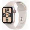Image de Apple Watch SE (GPS + Cellular) - 2e gÃ©nÃ©ration - 40 mm - aluminium droit - Montre connectÃ©e avec bracelet sport - fluoroÃ©lastomÃ¨re - droit - taille du bracelet : S/M - 32 Go - Wi-Fi, LTE, Bluetooth - 4G - 27.8 g