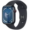 Image de Series 9 GPS + Cellular 45 mm Boîtier en Aluminium Midnight avec Bracelet de Sport Midnight - S/M en occasion ou reconditionné