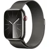 Image de Apple Watch Series 9 GPS + Cellular - BoÃ®tier Acier Inoxydable 45 mm Graphite - Bracelet Milanais