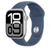 Image de Apple Watch Series 10 GPS + Cellular 42mm Boîtier en Aluminium Argent avec Bracelet Sport Denim - M/L en occasion ou reconditionné