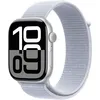 Image de Apple Watch Series 10 OLED 42 mm NumÃ©rique 374 x 446 pixels Ãcran tactile 4G Argent Wifi GPS (satellite)