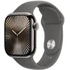 Image de Apple Watch Series 10 GPS + Cellular - BoÃ®tier Titane 42 mm Finition Naturel - Taille M/L