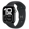 Image de Apple Watch Series 10 GPS + Cellular 46mm Boîtier en Aluminium Noir de Jais avec Bracelet Sport Noir - S/M en occasion ou reconditionné