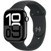Image de Apple Watch Series 10 GPS + Cellular 46mm Boîtier en Aluminium Noir de Jais avec Bracelet Sport Noir - M/L en occasion ou reconditionné