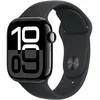 Image de Apple Watch Series 10 GPS + Cellular - BoÃ®tier Aluminium 46 mm Finition Noir de jais - Taille M/L