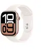 Image de Apple Watch Series 10 GPS + Cellular 46mm Boîtier en Aluminium Rose Gold avec Bracelet Sport Rose Tendre - S/M en occasion ou reconditionné
