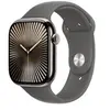 Image de Apple Watch Series 10 GPS + Cellular 46mm Boîtier en Titane Naturel avec Bracelet Sport Gris Minéral - M/L en occasion ou reconditionné