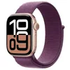 Image de Apple Watch Series 10 (GPS + Cellular) - 46 mm - aluminium rose or - Montre connectÃ©e avec bracelet sport - deux couches de matiÃ¨res textiles tissÃ©es - lie-de-vin - taille du poignet : 145-220 mm - 64 Go - LTE, Wi-Fi 4, UWB, Bluetooth - 4G - 35.3...