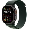 Image de Apple Watch Ultra 2 GPS + Cellular BoÃ®tier en Titane Noir 49mm avec Boucle Alpine Vert FoncÃ© taille L