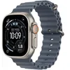 Image de Apple Watch Ultra 3 - 49 mm - Titane Naturel / Bracelet Océan Bleu - Cellular