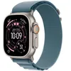 Image de Apple Watch Ultra 3 GPS + Cellular 49mm Boitier en Titane Naturel avec Boucle Alpine bleu clair Medium