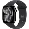 Image de Apple Watch Series 11 GPS 42mm Boitier en Aluminium Noir de Jais avec Bracelet Sport Noir M/L