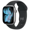 Image de Apple Watch Series 11 GPS 42mm Boitier en Aluminium Gris Sidéral avec Bracelet Sport Noir M/L