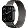 Image de Apple Watch Series 11 GPS + Cellular 42mm Boitier en Titane Ardoise avec Bracelet Milanais Noir