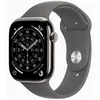 Image de Apple Watch Series 11 (GPS + Cellular) - 46 mm - titanium naturel - Montre connectÃ©e avec bracelet sport - fluoroÃ©lastomÃ¨re - gris acier - taille du bracelet : M/L - 64 Go - LTE, Wi-Fi 4, UWB...