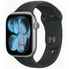 Image de Apple Watch Series 11 GPS + Cellular 46mm Boitier en Aluminium Gris SidÃ©ral avec Bracelet Sport Noir S/M