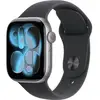 Image de Apple Watch Series 11 GPS 42mm Boitier en Aluminium Gris SidÃ©ral avec Bracelet Sport Noir S/M