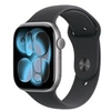 Image de Watch Series 11 GPS 46mm Boitier en Aluminium Gris Sidéral avec Bracelet Sport Noir - M/L en occasion ou reconditionné