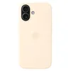 Image de Apple - Coque de protection pour téléphone portable - compatibilité avec MagSafe - silicone - vanille - pour iPhone 17