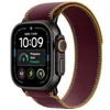 Image de Watch Ultra 4 GPS + Cellular 49 mm Boîtier en titane Noir avec Boucle Trail Bordeaux - S/M en occasion ou reconditionné