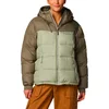 Image de Columbia - Doudoune chaude à capuche - Pike Lake  II Insulated Jacket Stone Green, Safari pour Femme - Taille XS - Kaki