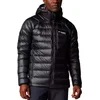 Image de Columbia - Doudoune déperlante, isolée en duvet naturel - Arctic Crest Down Hooded Jacket Black pour Homme - Taille L - Noir
