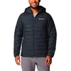 Image de Columbia - Doudoune isolante et déperlante - Powder Lite II Hooded Jacket Black - Taille XL - Noir