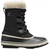 Image de Sorel - Bottes d'après-ski imperméables et chaudes - Winter Carnival  Boot Wp W Black Stone pour Femme en Nylon - Taille 39,5 - Noir