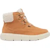 Image de Sorel - Bottines imperméables et isolantes - Sorel Explorer  III Nw Lace Wp W Tawny Buff Sea Salt pour Femme en Cuir - Taille 38 - Marron