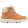 Image de Sorel - Bottines imperméables et isolantes - Sorel Explorer  III Nw Lace Wp W Tawny Buff Sea Salt pour Femme en Cuir - Taille 38,5 - Marron